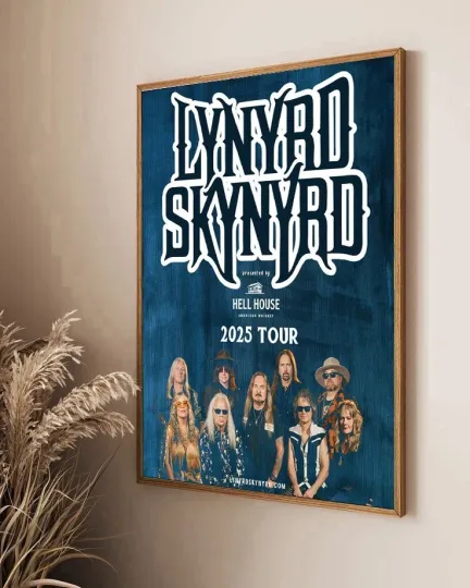 Lynyrd Skynyrd Tour 2025 Music Poster Vertical Poster
