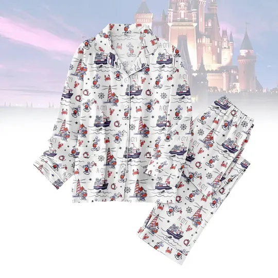 Mickey Mouse Cruise Adventure Pajamas Set, Disney Cruise Pajamas