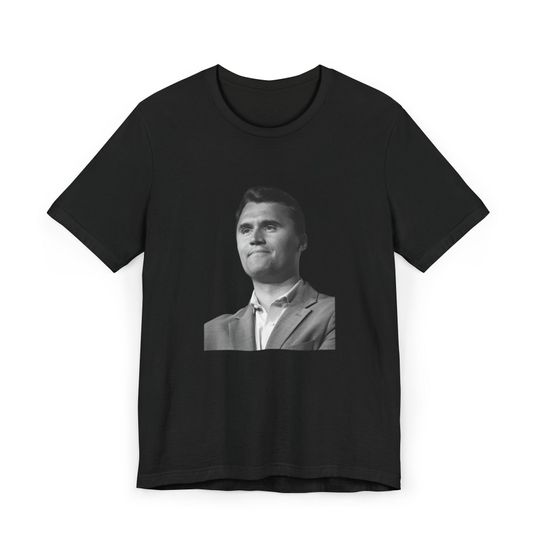 Charlie Kirk Graphic Tee: Unisex Jersey T-Shirt