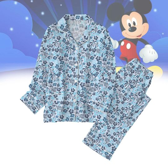 Discover Mickey Mouse Pajamas Set, Disney Mickey Women Pajamas, Disneyworld Matching Family Pajamas, Mickey Sleepwear Shirt, Gift For Her Him