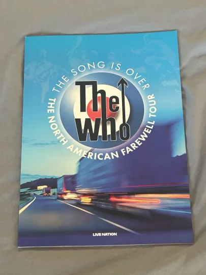 The Who 2025 The Song Is Over North American Farewell Tour Poster