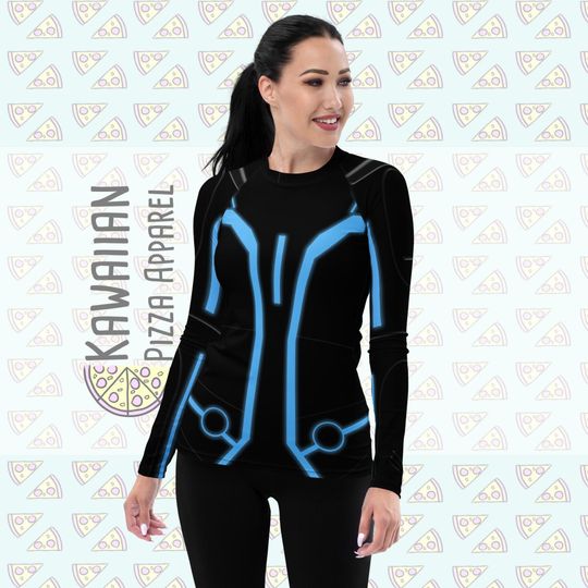 Women's Tron Legacy Inspired Long Sleeve Shirt