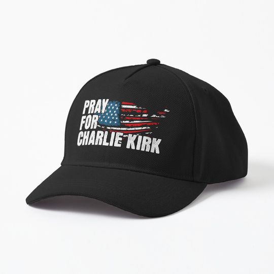 Discover Womens Pray For Charlie Kirk Cap, Charlie Kirk Memory, Rip Charlie Kirk
