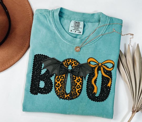 Discover Comfort Colors Halloween BOO Shirt, ute Halloween Shirt, Vintage Halloween Shirt, Spooky Season Tee, Halloween Girl Shirt, Halloween Gifts