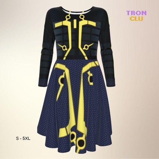 Discover Tron Ride Legacy Clu Girls Dress Halloween Costume Halloween Party Cosplay Dress