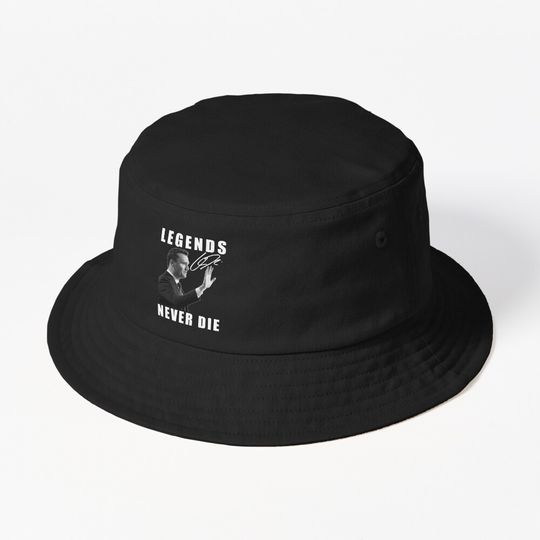 Legends Never Die Charlie Kirk Signature Bucket Hat