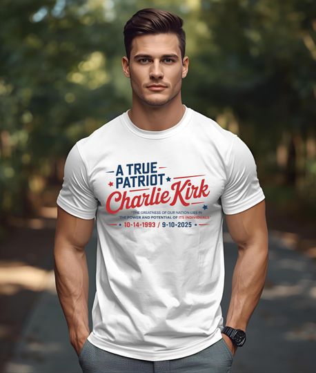 Charlie Kirk Tribute T-Shirt In Loving Memory of His Legacy