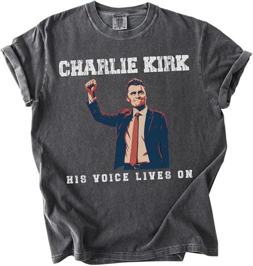 Discover Charlie Kirk Shirt Patriotic Faith-Based Unisex Tee