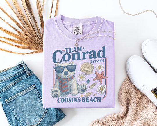 Discover Team Conrad Shirt, Junior Mint Bear Shirt, Summer Beach Shirt, Team Conrad Fan Shirt