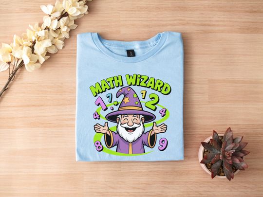 Discover Math Wizard Shirt, Back to School Teacher or Student Tee, Back To School Gift, 1st Day Of School, Funny Shirt, Teacher Gifts