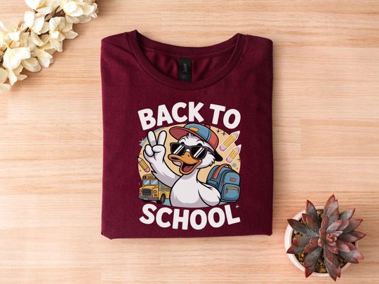 Discover Back To School Shirt, First Day Of School, 1St Day Of School, School Goose, Student Tee, Back To School Gift, Funny Shirt