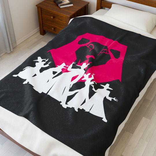 Discover Kpop Demon Hunters: Saja Boys Velveteen Plush Blanket