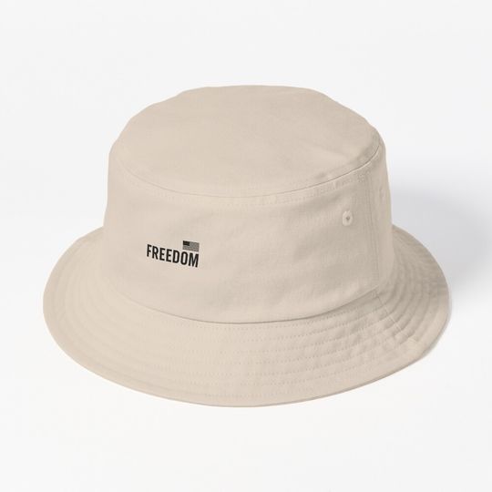 FREEDOM Bucket Hat, Charlie Kirk Memory, Rip Charlie Kirk