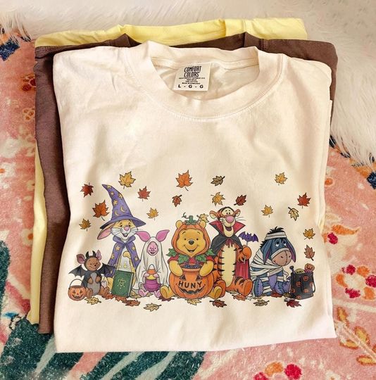 Discover Vintage Winnie The Pooh Halloween Shirt, Pooh & Co Est 1926 Shirt, Pooh and Friends Halloween Shirt, Disney Halloween Shirt Disney Trip 2025