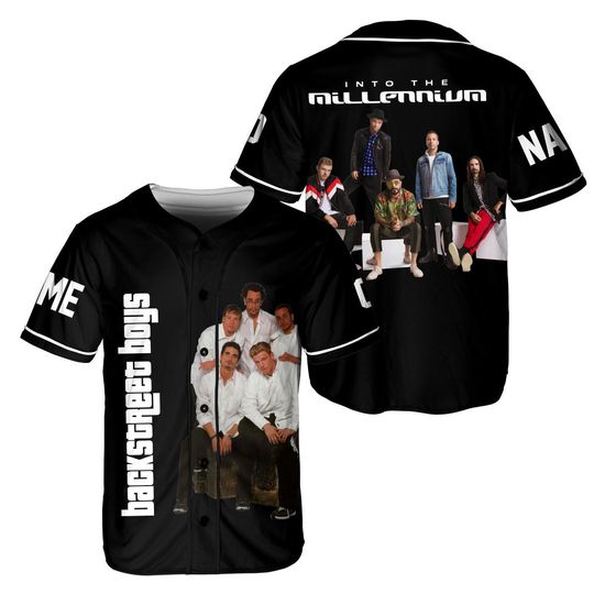 Discover Personalized Backstreet Boys Baseball Jersey: 90s Music Fan Concert Shirt