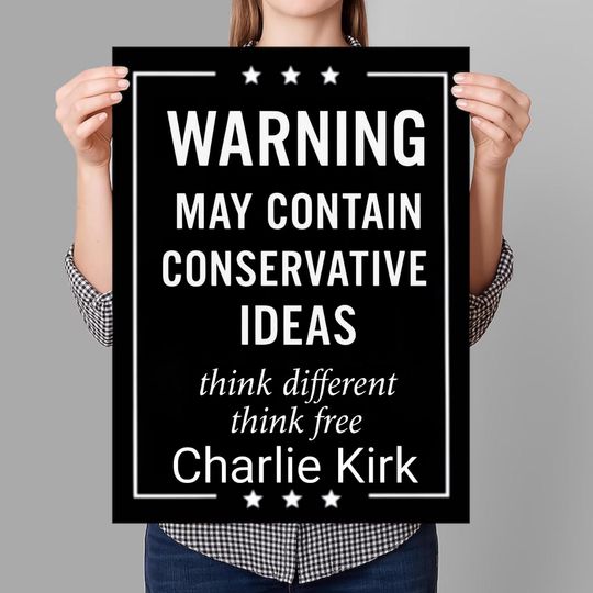 Discover Charlie Kirk Protest Sign , True Patriot ,RIP Charlie Kirk ,  Protest  Sign
