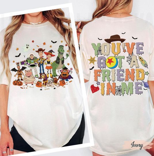 Retro Halloween Toy Story Shirt, Disney Halloween Party Shirt, Cute Disney Fall Shirt, Buzz Lightyear Halloween Shirt, Trick Or Treat Shirt
