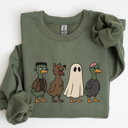 Discover Franken Goose Halloween Shirt, Funny Halloween Ghost Shirt