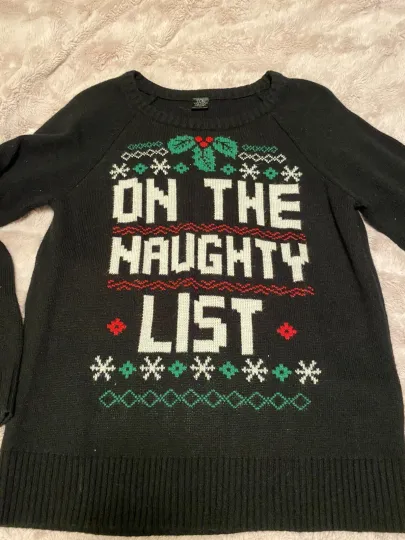 Discover ugly christmas sweater women’s Large Spell Out