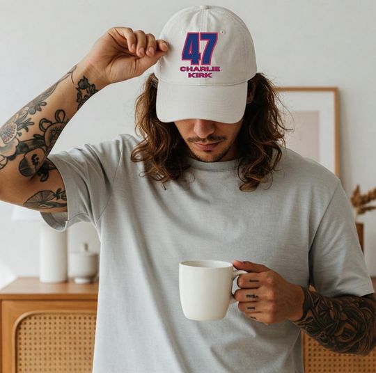 47 Hat Charlie Kirk Gold  USA Flag Hat 45 47 Trump Baseball Cap MAGA Hat for Men Women Republican Gift, Low Profile Adjustable Hat