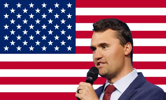 USA Flag 2025 Charlie Kirk RIP | Donald Trump MAGA GOP America House Flag