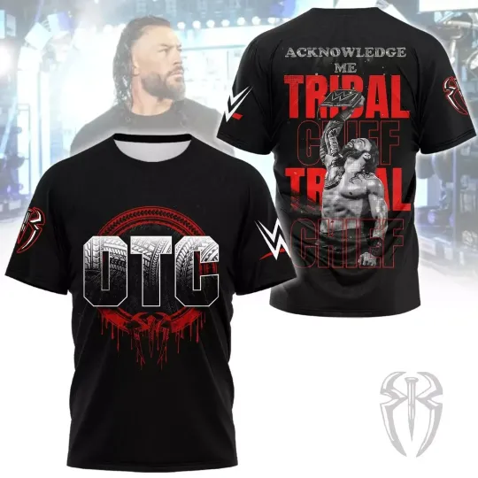 Discover Tribal Chief 3D Wrestling Entertainment T-Shirt