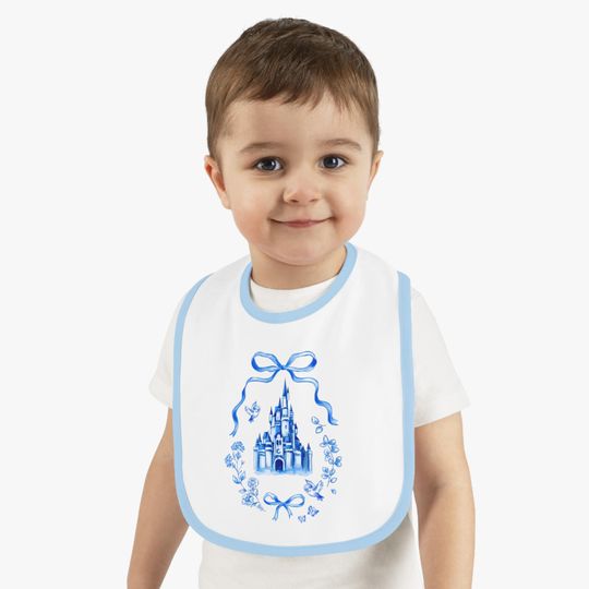 Discover BabDisney Castle Baby Bib
