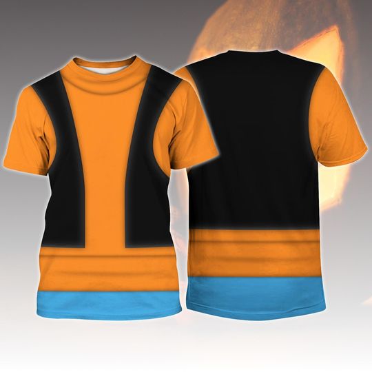 Discover Goofy Costume Tshirt, Disney Goofy Cosplay Shirt, Funny Dog Halloween Tee, Cartoon Character Outfit, Disneyland Trip Cosplay Tee