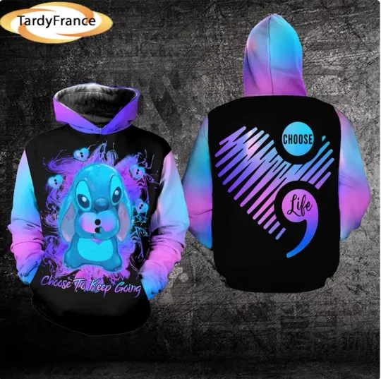 Stitch Christmas 3D HOODIE The Mother Day Gift US Size Christmas Gift Halloween