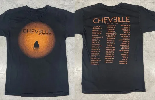 Chevelle Band Double Sided T-Shirt Black Unisex