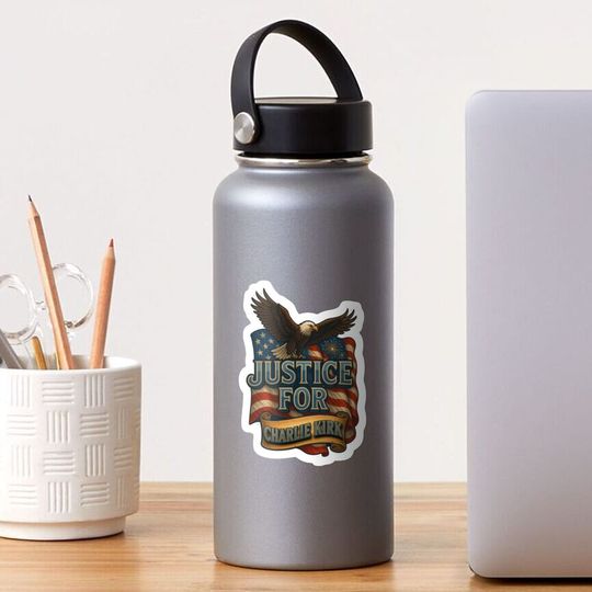 Justice For Charlie Kirk Sticker