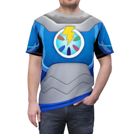 Discover Booster Husky Robo Suit Cossplay Shirt, RoboGobo Inspired Character Costume, Disneyland Family Vacation Trip Outfit, Disney Junior Fan Gift