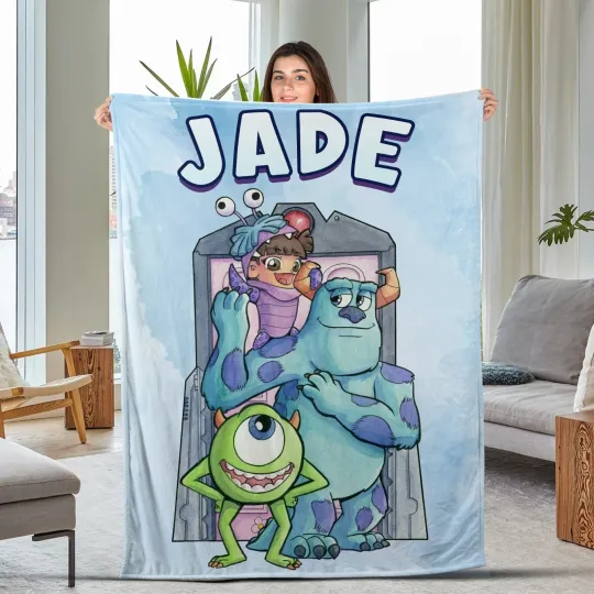 Discover Customized Monsters Inc Blanket, Disney Monsters Inc Plush Fleece Blanket
