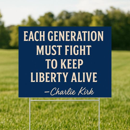 Discover Charlie Kirk Yard Sign: Charlie Kirk Assasins, Justice For Charlie Kirk Political Garden Decor