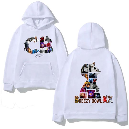 Chris Brown 2025 Hoodies Unisex Sweatshirt Singer Graphic Printing Clothing Oversize Moletom Comfortable High Quality Hoody