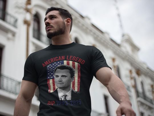 Charlie Kirk Tribute, Pray for Charlie Kirk Shirt, Charlie, American Flag Conservative, Political Memorial Shirt