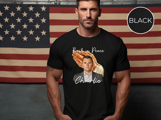 Discover Charlie Kirk Shirt, RIP Memorial Tee, Activist Tribute T-Shirt, Human Rights, Rest in Peace Charlie Kirk