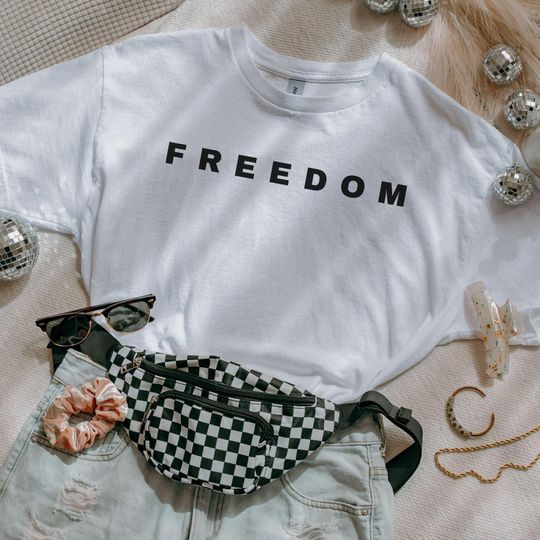 Discover Charlie Kirk Freedom Shirt, Charlie Kirk T Shirt, Charlie Kirk Tee, Justice For Charlie Kirk Shirt, Charlie Kirk Quote Shirt