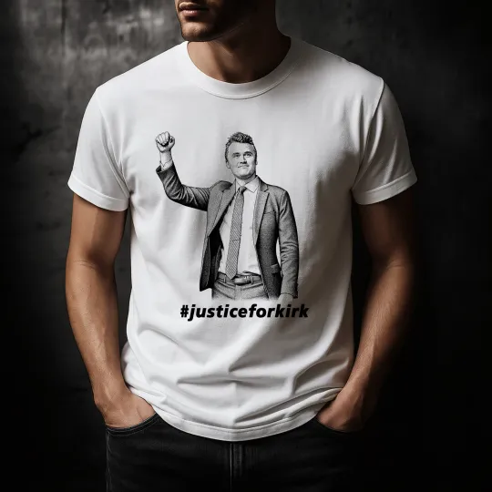 Justice for Kirk T-Shirt | Charlie Kirk Conservative Tee