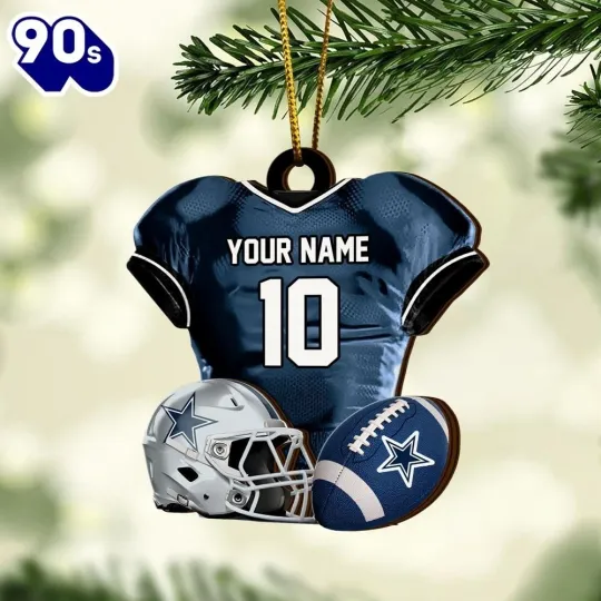 Discover Personalized Dallas Football Team Cowboys Christmas Ornament Gift Decor