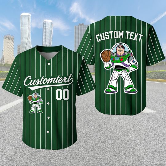 Discover Personalized Buzz Lightyear Team Baseball Jersey, Disney Buzz Matching Jersey Shirt, Disney Jersey, Family Vacation Outfit, Toy Story