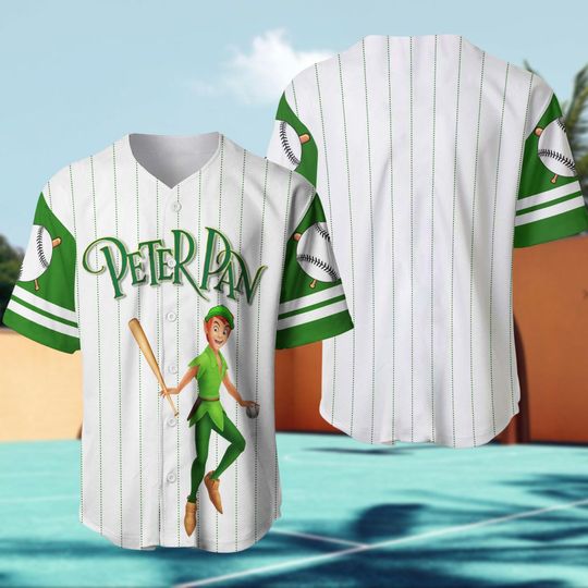 Discover Peter Pan Jersey Shirt, Magic Kingdom Shirt, Disney Fairy Shirt, Disneyland Baseball Shirt, Family Vacation Shirt, Gift For Fan