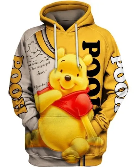 Discover Disney Winnie The Pooh 3D Hoodie