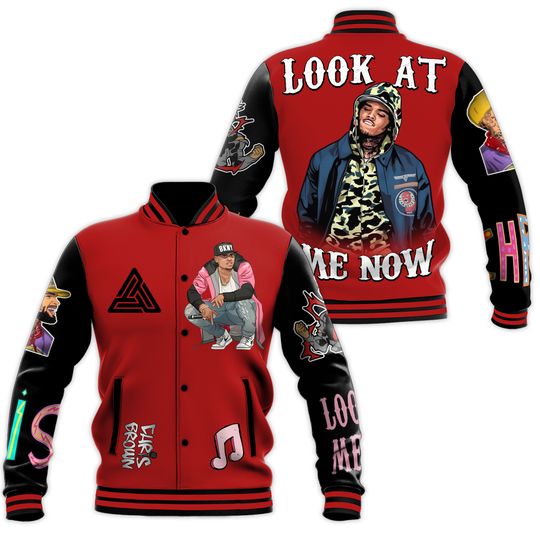 Chris Brown Baseball Jacket
