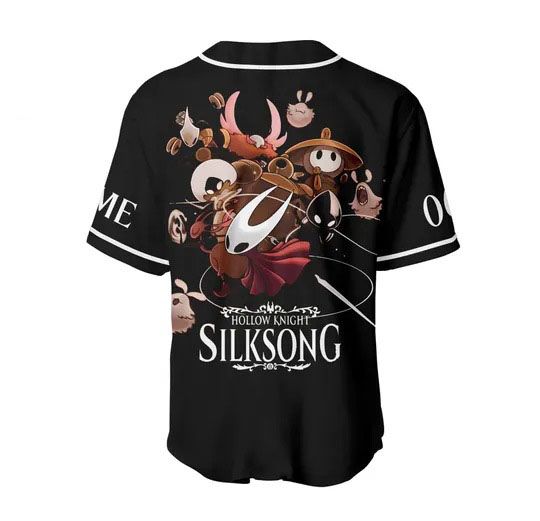 Hollow Knight Silksong Personalized Baseball Jersey, Hollow Knight Jersey