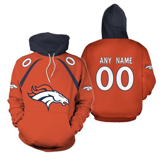 Personalized Denver Broncos Hoodie 2025 Season Football Team Apparel Gift Fans