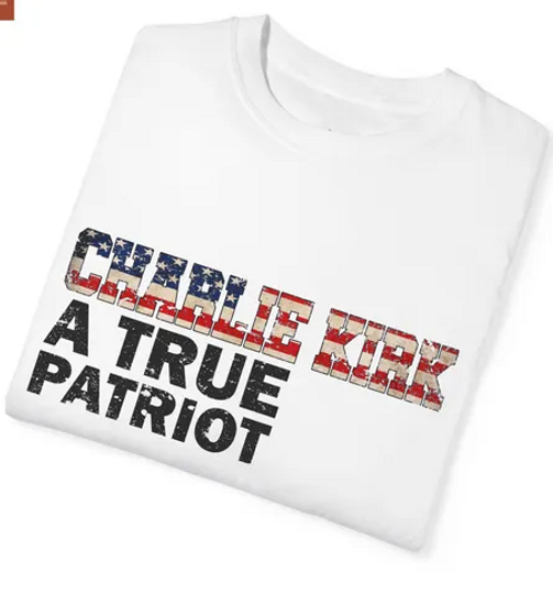 Discover Rest in Memory Memorial Shirt | Charlie Kirk Tribute Tee