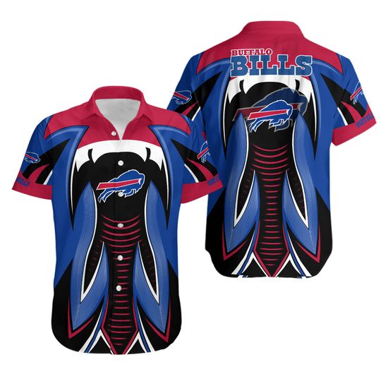 Buffalo Bills Futuristic Blaze Hawaiian Shirt Unisex Summer Aloha