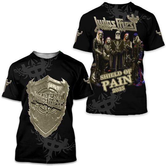 2025 Tour Tshirt new Judas Priest Band 3D Tshirt