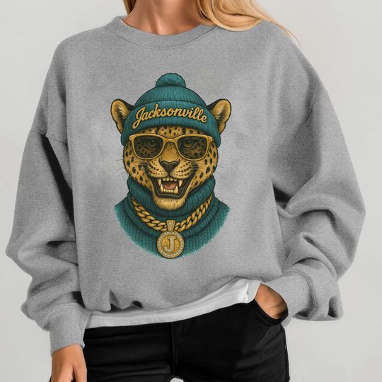 Discover Retro Jacksonville Football Sweatshirt, Gift For Football Fan, Game Day Sweatshirt